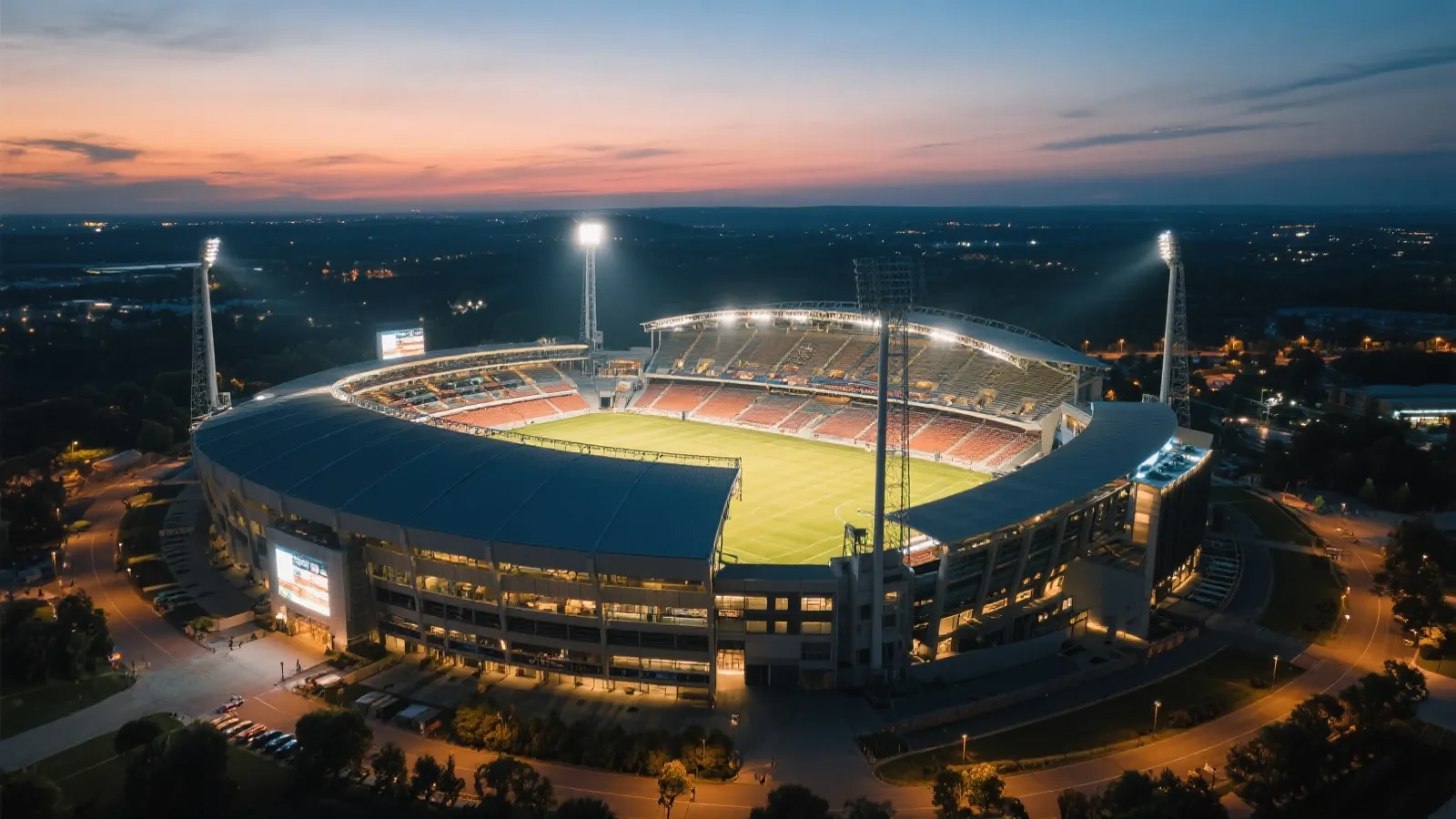 体育场全景背景