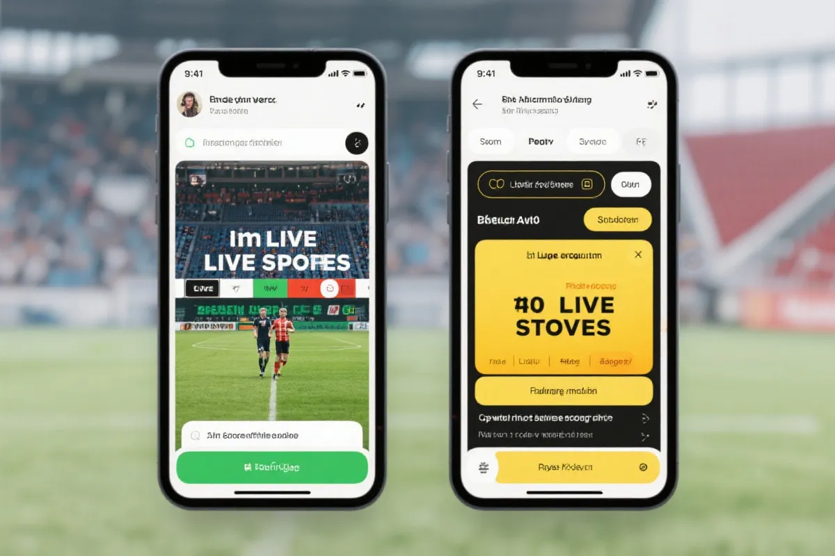雷速体育App界面示意图